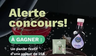 Concours Défi Local : Remportez un panier festif d'une valeur de 25 dollars !