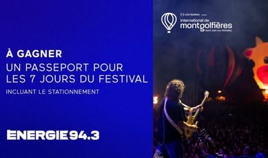 Concours Énergie 94,3 - ÉNERGIE vous invite à l'International de Montgolfières !
