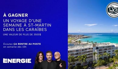 Participez au Concours Énergie 94,3 et remportez un séjour d'une semaine à Saint-Martin !