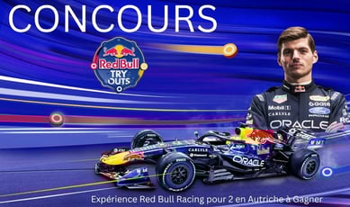 Participez au concours d'essais Red Bull pour remporter un séjour chez Red Bull Racing en Autriche !