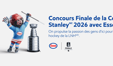 Concours Esso : Remportez l'un des trois séjours pour la finale de la Coupe Stanley 2026.