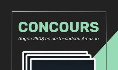 Participer pour remporter une carte cadeau Amazon d'une valeur de 250 dollars!