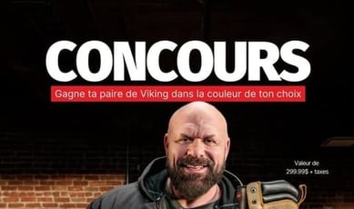 Participez au concours pour remporter des bottes Viking Hugo Strong dans la teinte de votre choix!