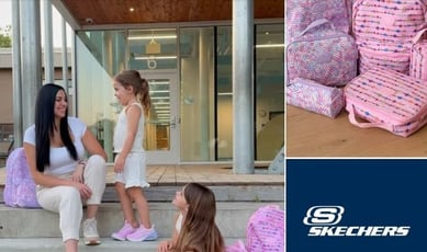 Participez et remportez un ensemble SKECHERS : chaussures, sac à dos, boîte à lunch, coffre à crayon !