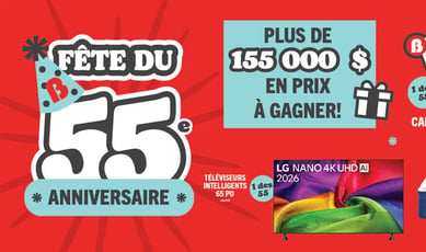 Participez au concours pour remporter 155 000 $ de prix offerts par Brick!