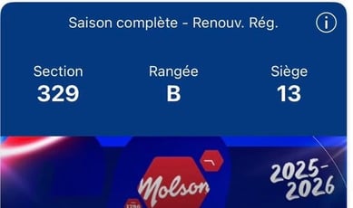 Participez et remportez deux places pour le match des Canadiens au Centre Bell !