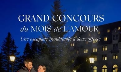 Participez pour remporter un séjour de deux nuits au prestigieux Fairmont Le Manoir Richelieu!