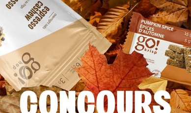 Participez au concours et gagnez 200$ en collations Go Nutrition!