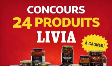 Participez pour remporter 24 produits Livia!