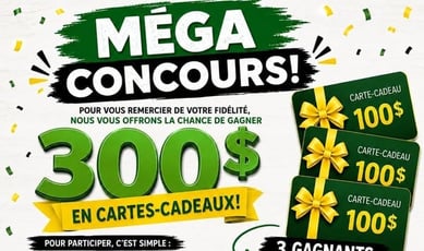 Concours : remportez 300 $ en cartes-cadeaux Économarché !