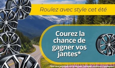 Participez et remportez un ensemble de quatre jantes prestigieuses !