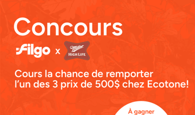 Participez au concours pour remporter 500$ chez Ecotone!