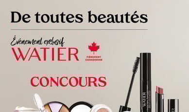 Participez pour remporter l'un des cinq prestigieux coffrets beauté Watier de 250 $ chez Uniprix.