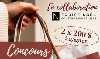 Participez au concours pour remporter deux cartes-cadeaux de 200$!