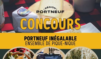 Participez au concours pour gagner un ensemble de pique-nique de Portneuf!