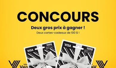 Participez et remportez l'une des deux cartes-cadeaux d'une valeur de 100 dollars!