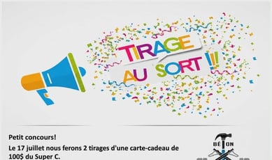 Participez pour remporter l'une des deux cartes-cadeaux Super C d'une valeur de 100 $ !