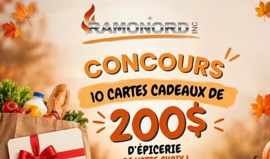 Participez au concours pour gagner l'une des dix cartes-cadeaux de 200$!