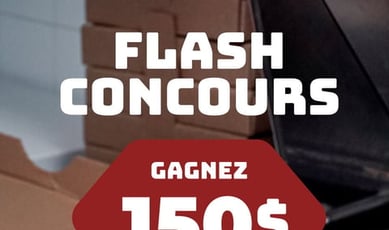 Participez au concours pour remporter une des six cartes-cadeaux de 25$ chez Pizza Avenue!