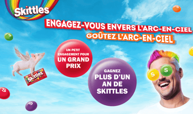 Remportez plus d'une année de Skittle en participant à notre concours !