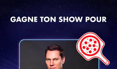 Participez au concours pour gagner 4 billets pour Tiesto et 100$ chez Pizza Salvatoré!
