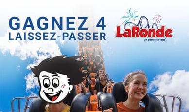 Concours : Remportez quatre accès à La Ronde !