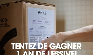 Participez au concours et remportez un an de lessive!