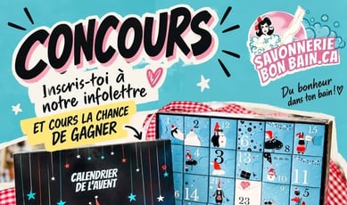 Participez au concours pour gagner un calendrier de l'avent Bon Bain!