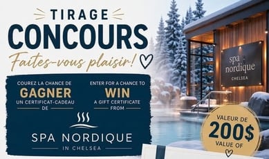 Excelsior! Obtenez un bon de 200 $ pour le Spa Nordique lors de notre concours distingué!