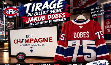 Participez au concours et remportez un chandail de Jakub Dobes!