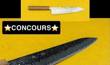 Participez et remportez un couteau japonais raffiné!