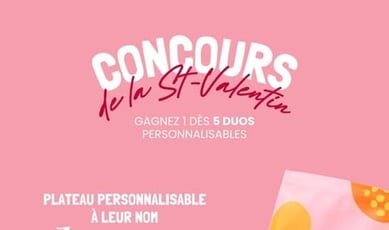 Participez au concours pour remporter un duo de noix personnalisé!
