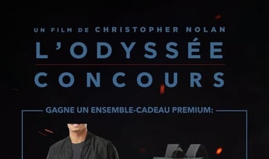 Participez pour remporter un coffret-cadeau officiel exclusif du film "L'Odyssée"!