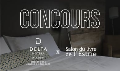 Participez au concours pour remporter un forfait au Salon du livre de l'Estrie!