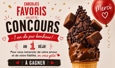 Participez et remportez un exquis forfait gourmand chez Chocolats Favoris à Joliette !