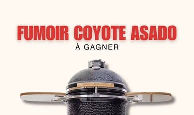 Participez au concours pour remporter un fumoir Coyote Asado!
