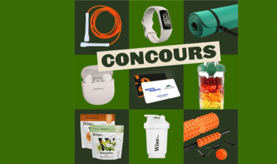 Concours : Remportez un ensemble sportif et de bien-être d'une valeur de 1000$