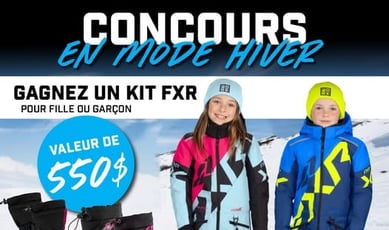 Concours : Remportez un kit FXR complet (pour fille ou garçon) d'une valeur de 550 $.