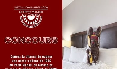 Participez pour remporter un formidable lapin de Pâques de 2000 g et une carte-cadeau de 100 $!