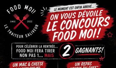 Participez au concours pour gagner un Mac & Cheese et un repas du chef!
