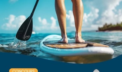 Participez au concours pour remporter un paddle board du Club APRIL Marine !