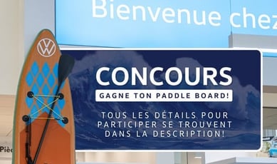 Participer pour remporter une planche de paddle signée par VW!