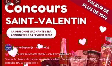 Concours : Remportez un panier-cadeau d'une valeur excédant 100$ !