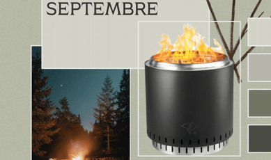 Participer pour remporter un élégant brasero d'extérieur lors de notre concours.