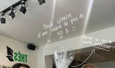 Participez pour remporter une somptueuse sculpture géante en chocolat!