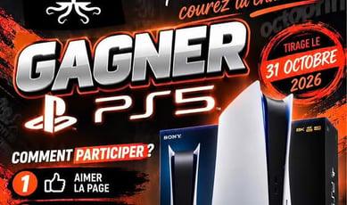 Participez au concours pour gagner une PS5 !