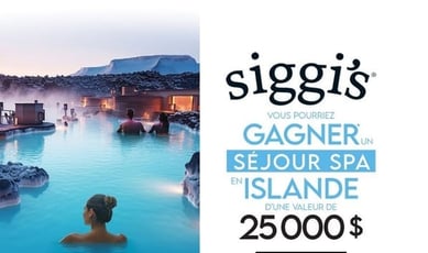 Participez pour remporter un séjour spa en Islande grâce à Siggi's !