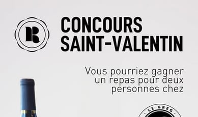 Participez et remportez un dîner pour deux personnes au prestigieux Greg Bistro & Bar !