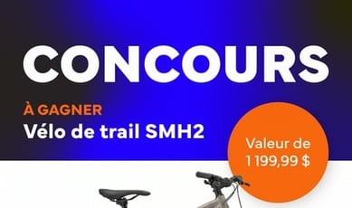 Participez pour remporter un vélo de trail SMH2 exceptionnel !
