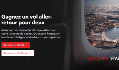 Concours : Remportez un voyage aller-retour pour deux avec Air Transat et Rogers.